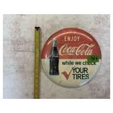 ROUND METAL COCA-COLA SIGN