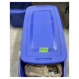 STORAGE TUB WITH COMFORTER,MATCHING CHAIR CUSHIONS
