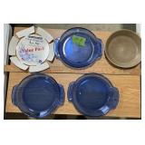BLUE ANCHOR HOCKING DEEP PIE PLATE