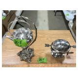 MERIDEN BRITANNIA CO. SILVER PLATED REVOLVING DOME