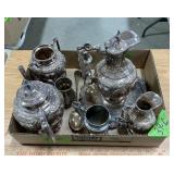 WALKER & HALL COFFEE & TEA SILVERPLATED SERVICE