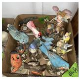 PORCELAIN BIRD ï¿½ SOME HAND PAINTED