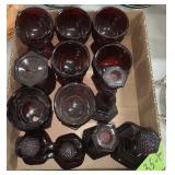 AVON 1876 CAPE COD COLLECTION RUBY RED GLASS