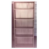 PRESSED WOOD BOOKSHELF WITH ADJUSTABLE SHELVES