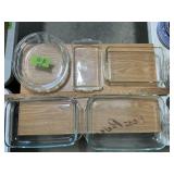 PYREX BAKING DISHES X5