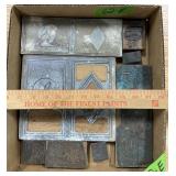 METAL LETTERPRESS PRINTING PLATES FOR RELIEF PRINT