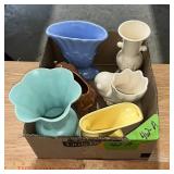 POTTERY VASES ï¿½ 3 MARKED USA ï¿½ HULL/CAMARK