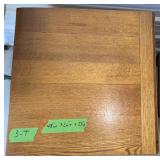 VINTAGE OAK FOLDING SEWING OR WORK TABLE