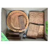 HAND CARVED WOODEN SHORTBREAD MOULDS