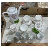 CARL TITCHLER HULTON'S PENCIL AIR COFFEE/TEA SET