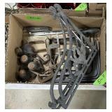 CAST IRON CAMEL DESIGN BRACKETS, C-CLAMPS, ETC