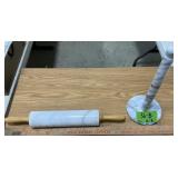 MARBLE ROLLING PIN AND PAPER TOWEL HOLDER