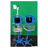 Dinamap, GE ProCare Lot of (2) Patient Monitor wit