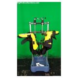 Allen Yellow Fin Elite Stirrups w/ Lift Assist on