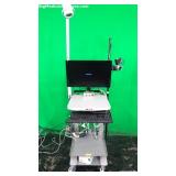 Rolling Laptop Cart w/ Photic Stimulator, Tripp-li