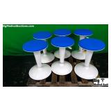 Global Furniture Lot of 6 Height Adjustable Wobble