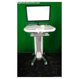 CAE Ergotron Sit-Stand Desk With Apple Computer