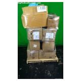 Pallet of Various Size Disposable Gowns & Waterpro