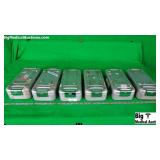 Lot of 6 Aesculap Sterilization Trays ( 11 x 5 x 3