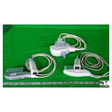 GE 3S-RS, 4C Lot of (2) Cardiac & (1) Abdominal Ul GE 3S-RS, 4C Lot of (2) Cardiac & (1) Abdominal Ul