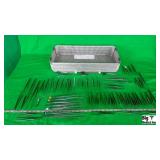 Lot of (63) Various Tissue Forceps (Plain, with Te Lot of (63) Various Tissue Forceps (Plain, with Te