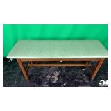 Flat Wood Therpy Table