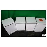 Lot of (4) Step On Trash Cans Lot of (4) Step On Trash Cans