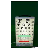 Tech Med 3060 Illuminated Eye Test Cabinet Tech Med 3060 Illuminated Eye Test Cabinet