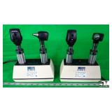Welch Allyn 71110 Lot of (2) OtoScopes, (2) Opthal Welch Allyn 71110 Lot of (2) OtoScopes, (2) Opthal