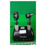 Welch Allyn 7114X Lot of Otoscope, Opthalmoscope &