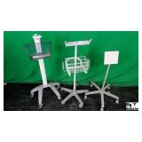 Lot of (1) Datascope Patient Monitor Stand, (1) Co