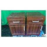 Lot of (2) Bed-Side Night Stands (20x20x30) Lot of (2) Bed-Side Night Stands (20x20x30)