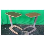 Stryker E2005 Lot of (2) Bed-Side Tables (Height A