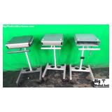 Lot of 3 Rolling Stands