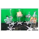 Lot Of 5 Rolling Stands