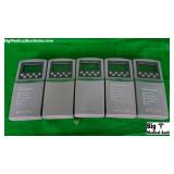 Nellcor N-65 Lot Of (5) Pulse Oximeters