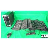 Lot of PC, Keyboards & Mouse (No Power Supply Incl Lot of PC, Keyboards & Mouse (No Power Supply Incl