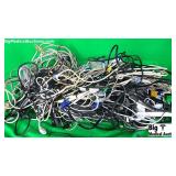 Lot Of Various CPU Cables, Power Supply Cords, ECG