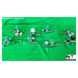 Lot Of Oxygen Gas Regulator Qty 8 Lot Of Oxygen Gas Regulator Qty 8