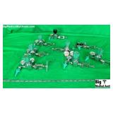 Lot Of Oxygen Gas Regulator Qty 8 Lot Of Oxygen Gas Regulator Qty 8