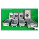 Steris Zg20aa Lot Of (4) Sterilization Cases Steris Zg20aa Lot Of (4) Sterilization Cases