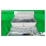 Poly Vac Sterilization Case W/ Electro Tweezers an