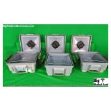Lot Of 3 Sterilization Cases Lot Of 3 Sterilization Cases