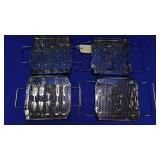 Stryker Lot of 4 Sterilization Trays(53103688)