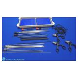 Aesculap PO958R Lot of Quick Snap Laparoscopic Han
