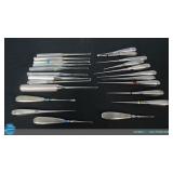 Jarit 240 122 Lot of Bruns Oval Curettes & Other S