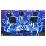 GE V100 Lotof 5 Dinamap Patient Monitors On Rollin