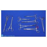 Sklar Lot of Angled Forceps & Other Surgical Instr