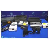 Philips Respironics Lot of 4 CPAP Machines w/ Acce