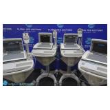 GE MAC 5500 Lot of 4 ECG Machines On Rolling Stand